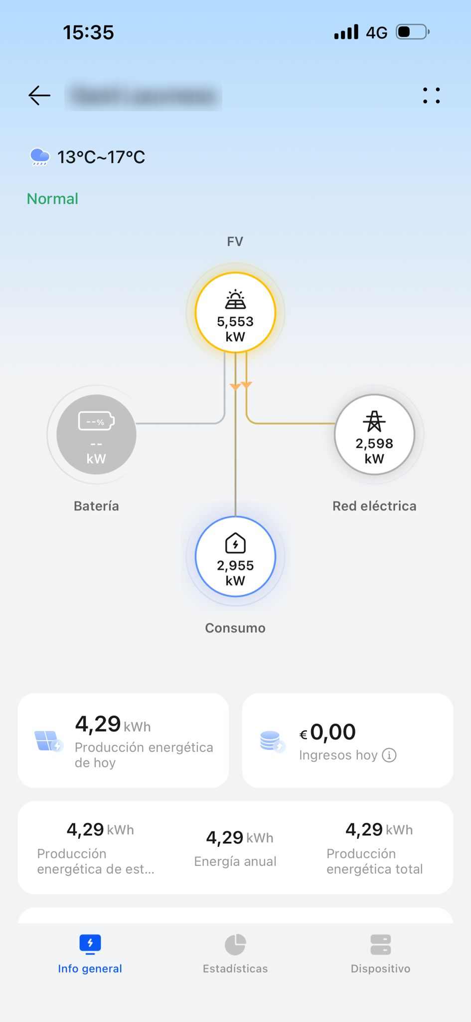 App de monitorización y control Huawei