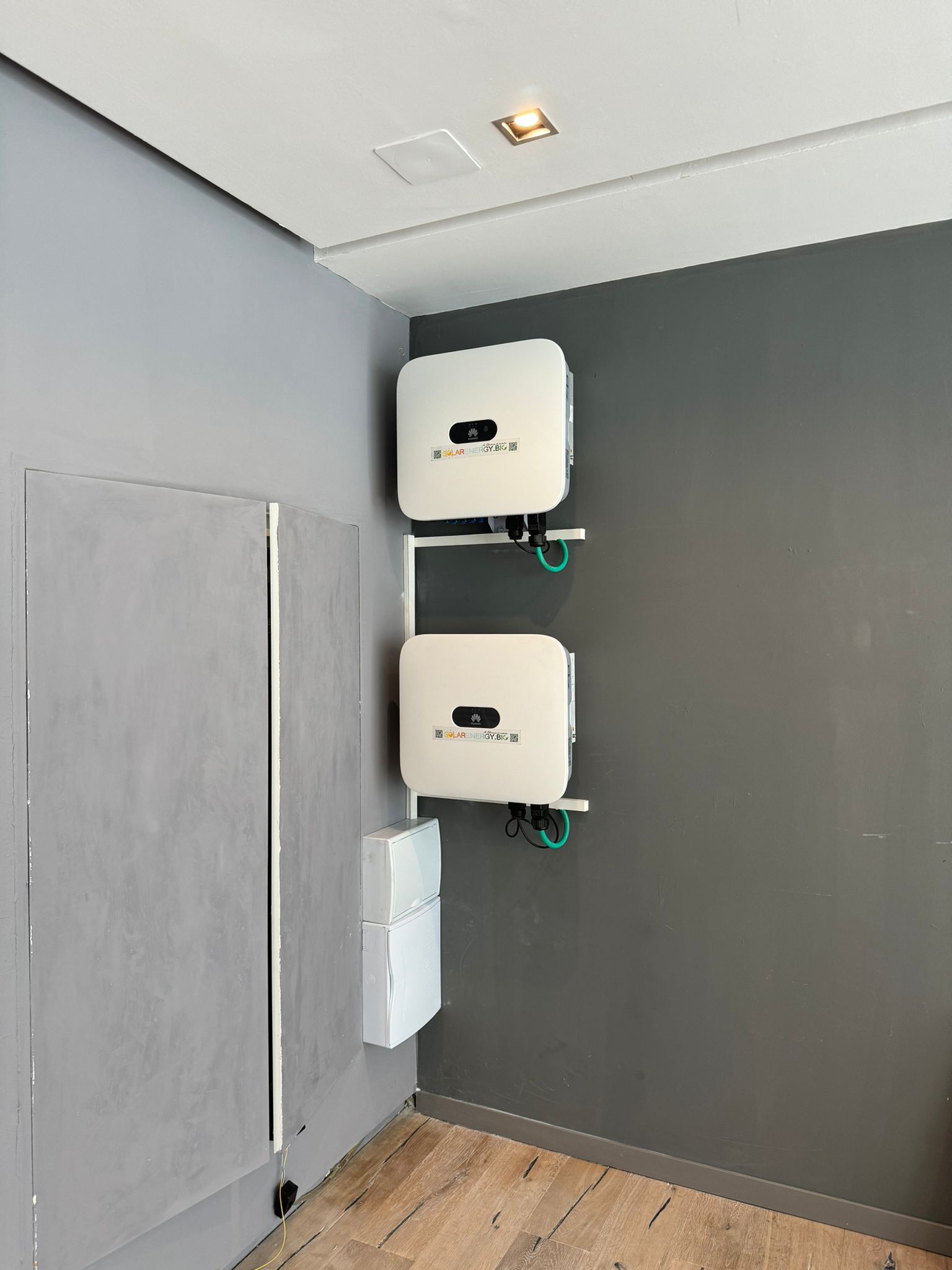 Perspectiva de la estructura solar instalada