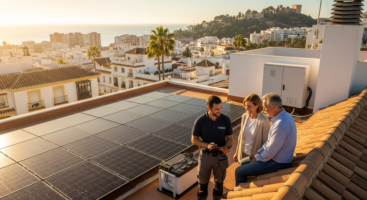 Autoconsumo colectivo se dispara en España: más de 45.000 puntos compartiendo sol (y la oportunidad para Málaga)