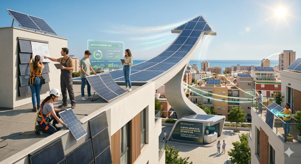 Europa aprieta el acelerador solar en edificios: cómo te afectará la nueva Directiva europea en casa, tu comunidad o tu negocio