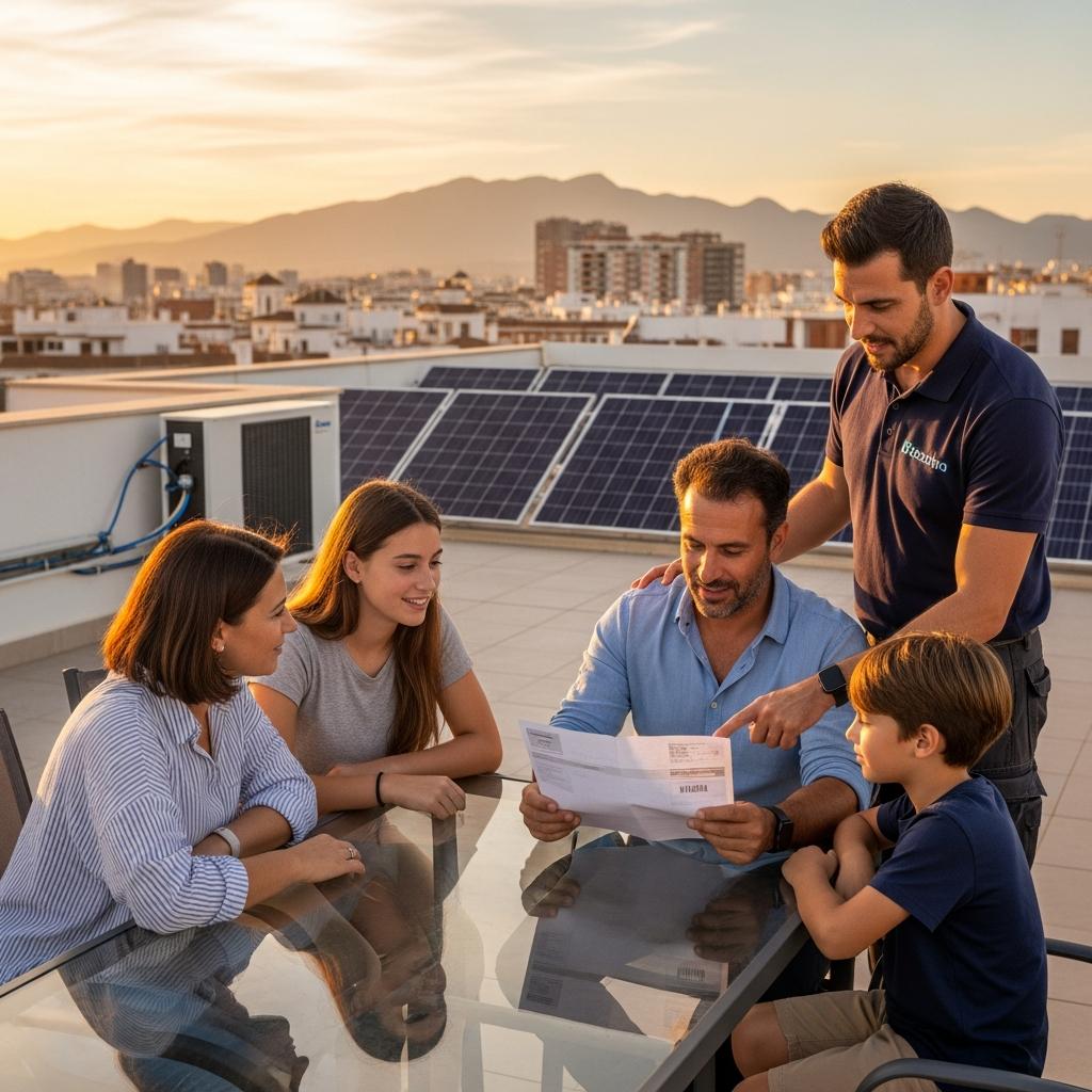 La luz vuelve a superar los 100 €/MWh: así pueden defenderse las viviendas y pymes de Málaga