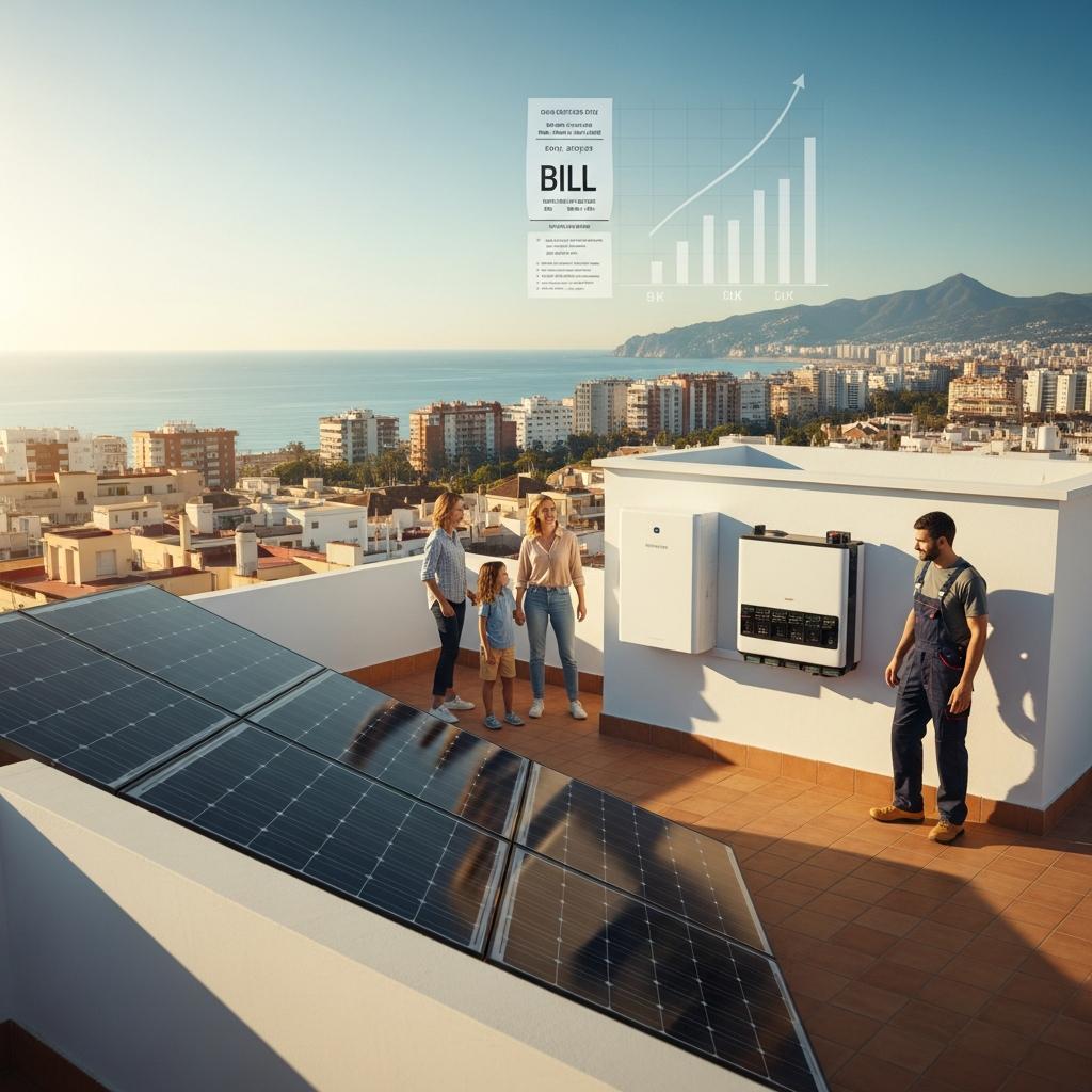 Luz más cara en junio de 2026: así se están defendiendo hogares y pymes con autoconsumo y baterías