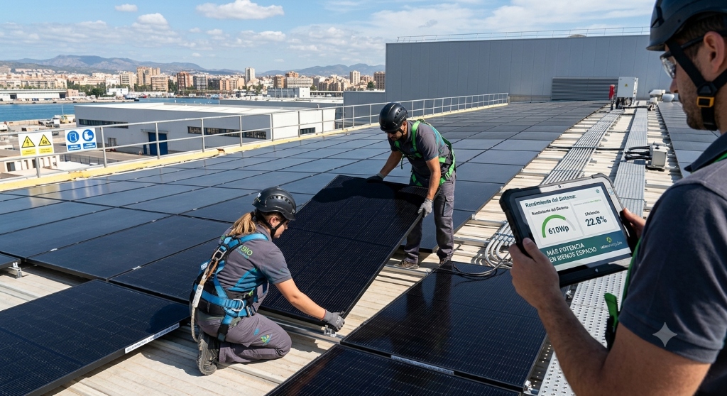 Módulos solares más potentes en menos espacio: qué significa la última mejora de AIKO para tu tejado