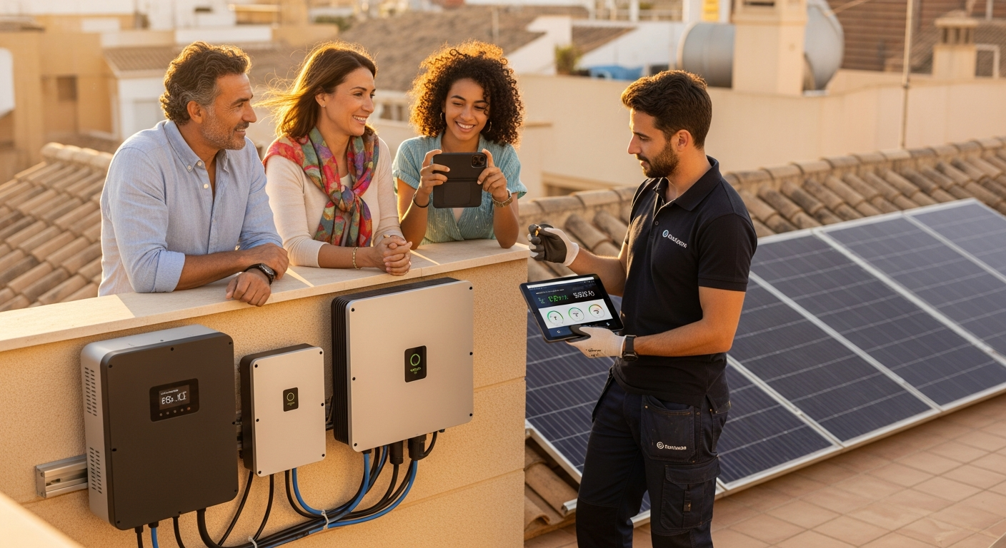 Más de 550.000 hogares ya producen su propia luz: así cambia el autoconsumo (y las baterías) para Málaga en 2026
