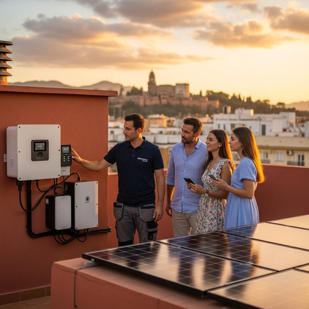 Túnez autoriza baterías solares en casa: lección directa para viviendas y pymes en Málaga